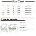Bigersell Womens Front Closure Sports Bra FullCoverage Bras Hook and