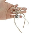 thumbnail image 4 of Unique Bargains 1 Pc Handbag Charms Keychains PU Bow Bag Accessories White Khaki, 4 of 5