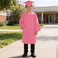 thumbnail image 2 of WELOIJEVBE Toddler Graduation Gowns for Kids with Cap Graduation Celebration Dress Outfit Pink Cap and Gown Set 12-13 Years, 2 of 4