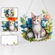 thumbnail image 5 of 5D DIY Puntos Doble Cara Acrílico Cgtredaw Gato ventana jardín, 5 of 9