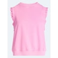 thumbnail image 5 of Scoop Women's Sleeveless Ruffle Top, Sizes XS-XXL, 5 of 5