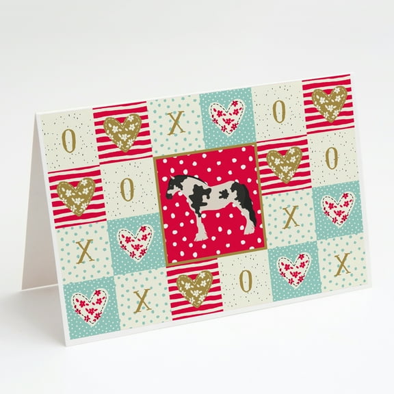 Cyldesdale Horse Love Greeting Cards and Envelopes Pack of 8