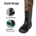 thumbnail image 4 of 8 Fans Hunting Waders for Kids, Neoprene Youth Fishing Waders with Rubber Boot, Lightweight Chest Waders for Toddler Children (Next Camo Evo(s), 4/5#), 4 of 9