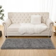 thumbnail image 6 of Noahas Soft Fluffy Area Rug for Living Room Bedroom Shaggy Accent Carpets for Kids Girls Rooms,2'x 6',Gray, 6 of 8