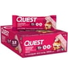 Quest Strawberry Shortcake Flavor Protein Bar, Gluten Free, High Protein, 12 Count