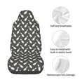 thumbnail image 4 of Daiia Bowling Pins Printed Car Seat Cover - Waterproof & Sweatproof - Universal Fit, Machine Washable, Non-Slip - Seat Protector for Car, Truck, SUV, Van (1 Pack), 4 of 5