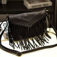 thumbnail image 4 of Crossbody Bags for Women Crossbody Handbag Fringe Purse Tassel Shoulder Bag Vintage Crossbody Bags for Women Trendy Shoulder Bag Women's Handbags Purse Travel Bag - black, 4 of 5