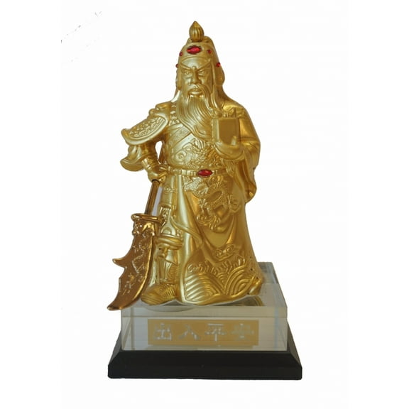 Brass Guan Gong Statue, Metal Kuan Gong