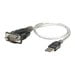 thumbnail image 2 of USB-A to Serial Converter cable 45cm Male to Male Serial/RS232/COM/DB9 Prolific PL-2303RA Chip Black/Silver cable Three Year Warranty Equivalent to ICUSB232V2., 2 of 12