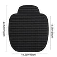 thumbnail image 3 of Car Linen Seat Cushion Set, Summer Ventilated and Breathable Cool Pad with Backrest Cushion, Three Piece Rear Seat Cover, All Season Car Seat Protector, 3 of 7
