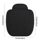 thumbnail image 3 of Juego de tres cojines de lino para asiento de coche | Cojín de respaldo transpirable y ventilado | Funda antideslizante y resistente al desgaste para todo tipo de clima, ideal para sedán, SUV y, 3 of 5