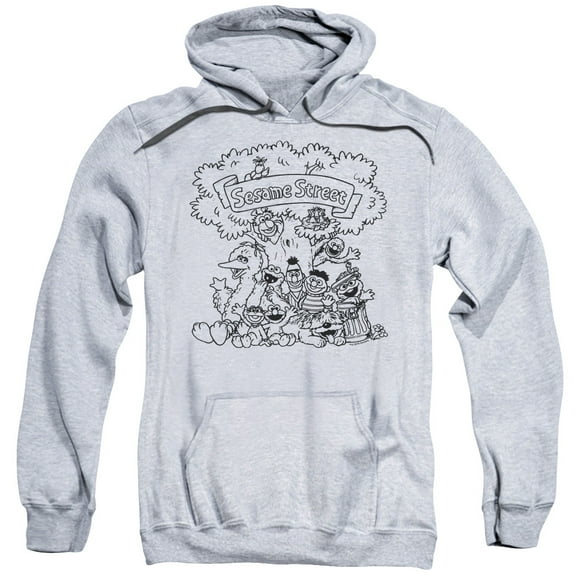 Sesame Street - Simple Street - Pull-Over Hoodie - Large