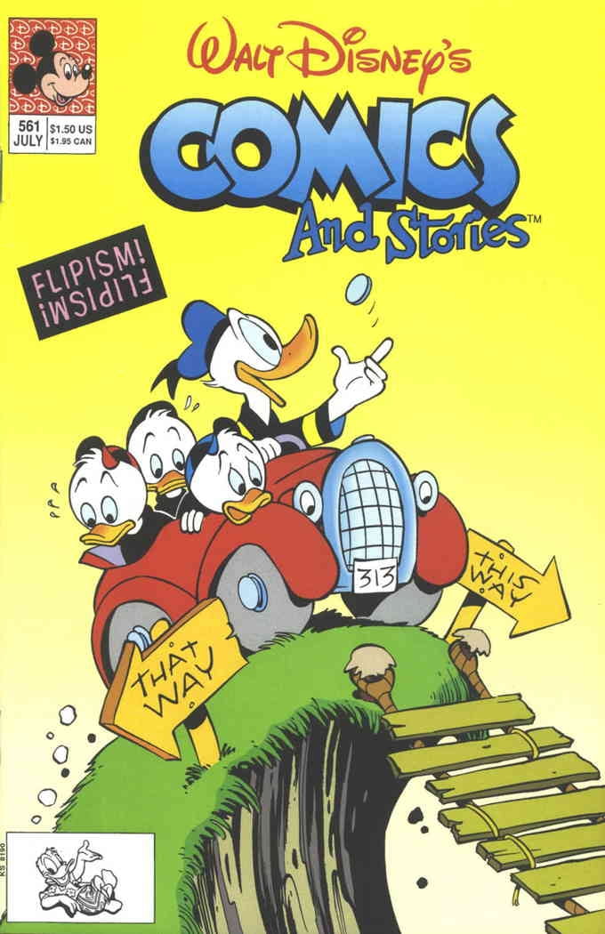 Cover of Walt Disney's Comics and Stories #561
