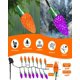 thumbnail image 5 of Guirnalda de luces solares IticDecor, 9,5 m, 50 LED, naranja y morado, 5 of 7