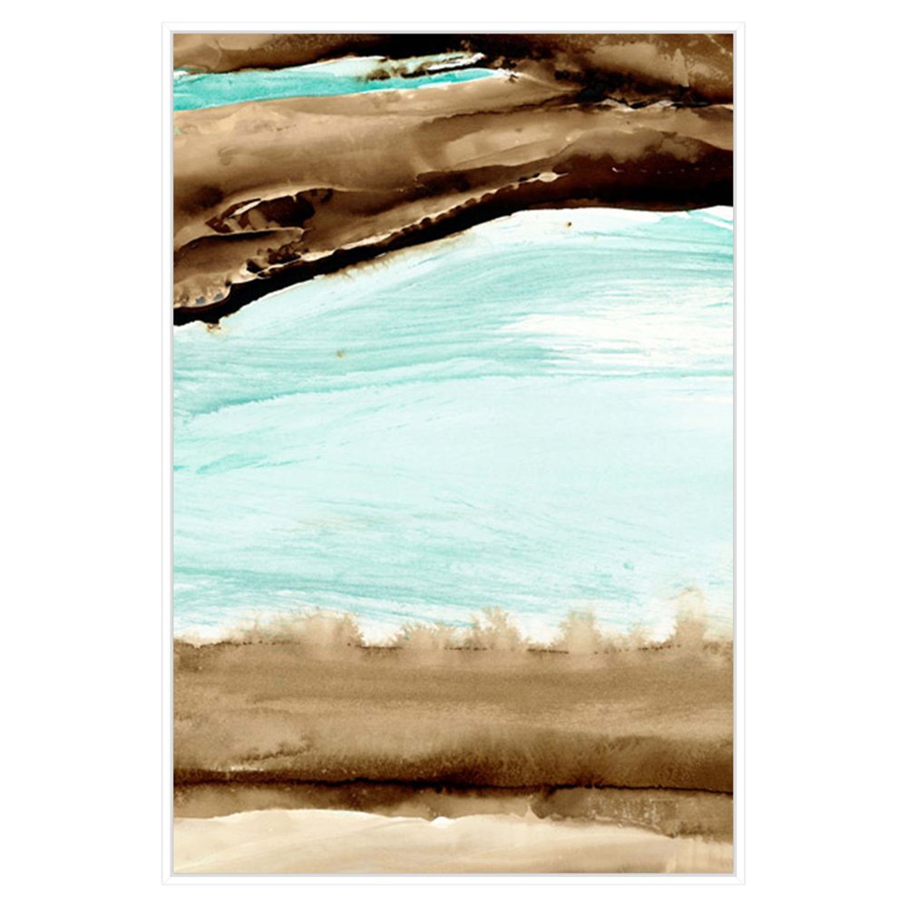 PTM Images Driftwood 7 Framed Canvas Wall Art