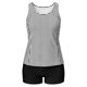 thumbnail image 5 of TaTaai Women‘s Full Coverage Conservative Tankini Set Round Neck Sleeveless Printed Tops with Built-in Bra High Waist Bottoms Modest Bathing Suit Summer Pool Plus Size Gift, 5 of 9