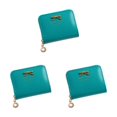 thumbnail image 2 of Tarjetero tipo billetera Minnieouse elegante y compacto para un fácil acceso Monedero pequeño de PU verde, 2 of 6