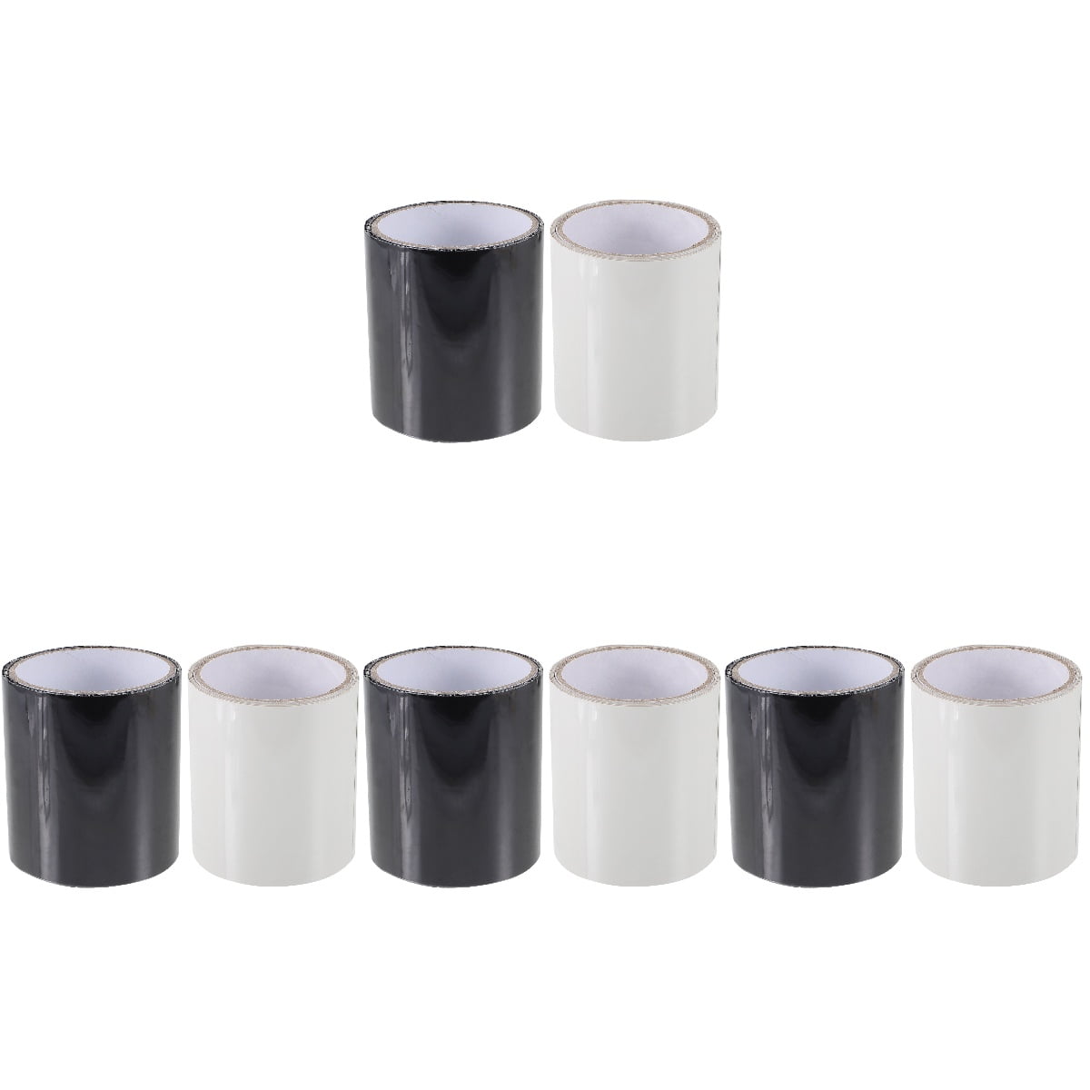 4 Pieces Garland Stickers Duct Tape Black Water Pipes