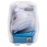 OakBrook 5 Function 4 Wallmount Showerhead, White