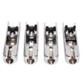 thumbnail image 4 of Guitar Bridge, Fine Workmanship Electric Bass Bridge Easy Installation Metal  For Replacement Silver, 4 of 8