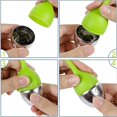 thumbnail image 3 of Silicone Leaf Tea Strainers, Loose Leaf Tea Infuser, Tea Infuser with Drip Tray Included, Best Tea Infuser, Modern Leaf Design 2 Piece Green, 3 of 5