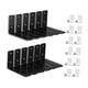 thumbnail image 4 of 12 piezas de soportes para estantes de acero para bricolaje, soportes en L con tornillos, accesorio de conector de estante en L para muebles, mesa de, 4 of 8