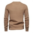 thumbnail image 6 of hopeusince Men's Slim Fit Turtleneck Pullover Sweater Long Sleeve Knitted Jumper Tops Khaki M, 6 of 7