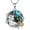 B, variant on Ghost Necklace Black Cat Necklace 925 Sterling Silver Ghost Black Cat Halloween Jewelry for Women
