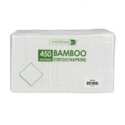 Bamboo Everyday Napkins (450 Pack) - 2-Ply, Lint-Free, Eco-Friendly, Restaurant Grade, Compostable | for Cafeterias & Clinics