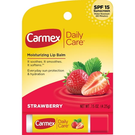 Cranberry Caramel - Carmex Daily Care Stick Strawberry SPF 15 .15oz