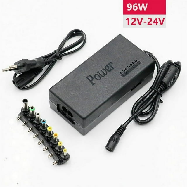 Chargeur d'Alimentation Universel 12-24V 96W Adaptateur Secteur pour PC Portable Cahier