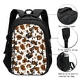 thumbnail image 3 of Balery Cow Tie Dye Mochila con carga USB para hombre y mujer - Mochila impermeable y antirrobo para laptop con puerto USB para viajes, trabajo, 3 of 6