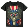 thumbnail image 2 of Collections Etc The Grateful Dead Patriotic Black Cotton T-Shirt, 2 of 3