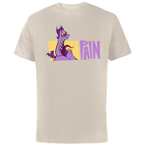 Disney Hercules Pain - Short Sleeve Cotton T-Shirt for Adults – Customized-Natural