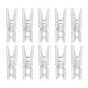 thumbnail image 4 of WINOMO 50 pinzas de plástico transparente para ropa, mini pinzas para colgar ropa, pinzas para fotos para el hogar y la oficina., 4 of 8