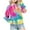 #22 Multicolor, variant on Girls Oversized Sweatshirt Long Sleeve Casual Tops Color Block Pullover Sweater Round Neck Sweatshirts Kids Lightweight Cottons Casual Loose Hoodie Winter Fleece Pullovers