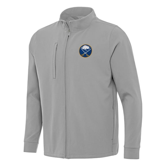 Men's Antigua Gray Buffalo Sabres Regard Full-Zip Jacket
