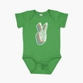 thumbnail image 2 of Luvly Find Peace Short Sleeve Baby One-Piece, New Born, Baby Shower Gift, New Parents Gift, 2 of 4