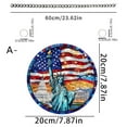 thumbnail image 2 of LHNFT Statue of Liberty Sun Catcher, Stained Windows Hanging, Acrylic Statue of Liberty Window Panel Wall Outdoor Garden Decor, 4th of July Gifts for Women, Lovers, 8 Inch, 2 of 5
