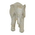 thumbnail image 6 of 11" x 7" White Polyresin Elephant Sculpture, by DecMode, 6 of 7