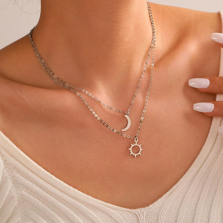 Links store moon necklace