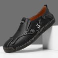 thumbnail image 2 of Title: Handcrafted Slip-On Casual Walking Shoes, 2 of 6
