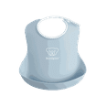 thumbnail image 1 of BabyBjorn Baby Bib 1-pack, Powder blue, 1 of 4