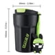 thumbnail image 3 of Termos para agua 420ML Taza de café Reutilizable Frasco de vacío portátil Sports Drinkware (Negro), 3 of 5