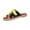 Black, variant on Sandals Women Leather Summer Open Toe Lace Up Tie Slip On Slides Breathable Comfy Daily Casual Vacation Walking Sandals Blue 40(US-8)