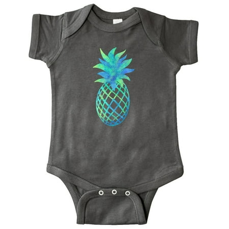 

Inktastic Blue and Green Pineapple Gift Baby Boy or Baby Girl Bodysuit