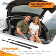 thumbnail image 5 of BDFHYK 2 Pcs Rear Hatch Liftgate Lift Supports Trunk Struts Gas Struts Spring Shocks Compatible with Chevrolet 2007-2014 Suburban 1500, 2007-2013 Suburban 2500, 2007-2014 GMC Yukon Gas Springs 6156, 5 of 7