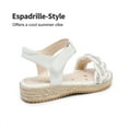thumbnail image 4 of DREAM PAIRS Girls Sandals Espadrille Flatform Platform Wedge Open Toe Summer Shoes, 4 of 6