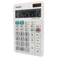 thumbnail image 4 of Calculatrice de bureau Sharp EL334W pour secondaire, cégep, université et bureau, écran ACL XL 12 chiffres, double alimentation, fonctions coût/prix/marge et touches de taxe, 4 of 5