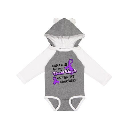 

Inktastic Alzheimer s Awareness Find a Cure for my Great Uncle Gift Baby Boy or Baby Girl Long Sleeve Bodysuit